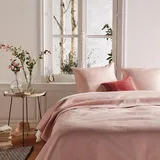 Atmosphera Dolce Bettüberwurf 240 x 260 cm Rosa
