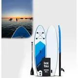 Generisch SUP Board Cruiser Allrounder Set 320×78×15 cm weiss bis 130kg