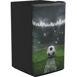 OK. OFR 181 E B Fussball Vollraumkühlschrank (91 l, E, 84,5 cm hoch}, Schwarz)