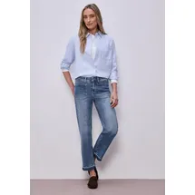 STREET ONE Amalia Straight Leg Hosen Blau 33 28