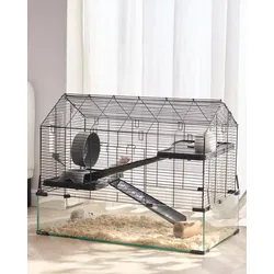 VEVOR Käfig Hamsterkäfig Mäusekäfig Rattenkäfig Nagerstall Gehege 75x44x61cm