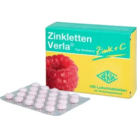VERLA Zinkletten Verla Himbeere Lutschtabletten 100 St.