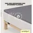 Easy Spannbettlaken für Topper Jersey Elasthan 90 x 190 - 100 x 220 cm gray mid