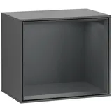 Villeroy & Boch V&B Regalmodul Wandbeleuchtung Finion 41,8x35,6x27cm, Reg md bl., Anthrac. m