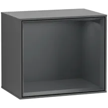 Villeroy & Boch V&B Regalmodul Wandbeleuchtung Finion 41,8x35,6x27cm, Reg md bl., Anthrac. m
