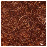 Draht-deko Drahtbälle, Drahtkugeln. Ca 30 mm. 10 Stück. Farbe: BRAUN