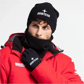 derbystar Fleece-Winterset Mütze+Handschuhe+Neckwarmer schwarz 7