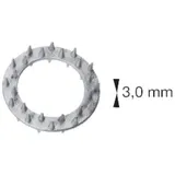 Geka Holzverbinder C10- 65 zweiseitig verzinkt Scheibendübel Silber