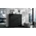 Vladon Highboard 104 x 105,5 x 35,5 cm Schwarz matt