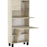 BIM Furniture - homi ausziehbarer schreibtisch sonoma eiche