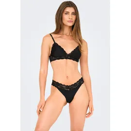 Only Female G-String ONLCHLOE LACE THONG Spitze schwarz XL