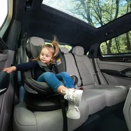 Lorelli Kindersitz Aviator, Mitwachsender Autositz mit Isofix grau