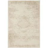 benuta Vintage-Teppich, Creme, Beige, Kunststoff, Vintage, Rechteckig, 140x200 cm, Oeko-Tex® Standard 100, für Fußbodenheizung geeignet, in verschiedenen Größen erhältlich, pflegeleicht, Teppiche & Böden, Teppiche, Vintage-Teppiche
