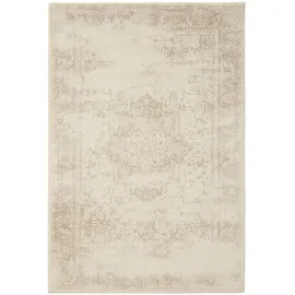 benuta Vintage-Teppich, Creme, Beige, Kunststoff, Vintage, Rechteckig, 140x200 cm, Oeko-Tex® Standard 100, für Fußbodenheizung geeignet, in verschiedenen Größen erhältlich, pflegeleicht, Teppiche & Böden, Teppiche, Vintage-Teppiche