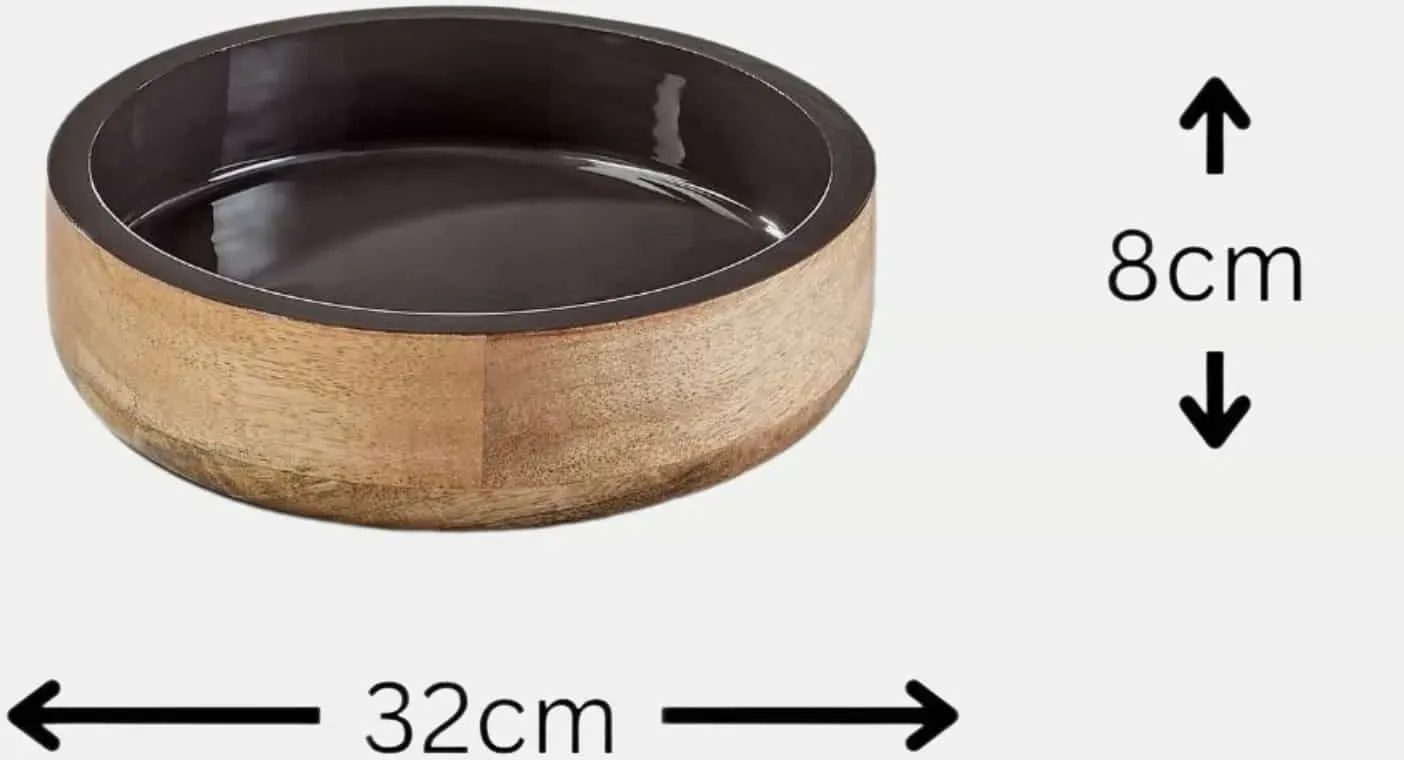 Holzschüssel Singa Klein Braun