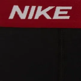 Nike Trunk Boxershorts Schwarz / Orange / Rot M 3er Pack