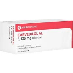 Carvedilol AL 3,125 mg Tabletten 100 St