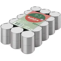 Bolsius Teelicht Bolsius Teelichter weiß 8h 30er Pack weiß