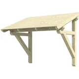 SKANHOLZ SKAN HOLZ Vordach Paderborn 1 242 x 156 cm, natur