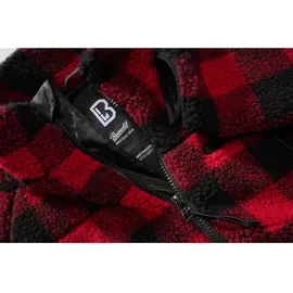 Brandit Textil Teddy Jacke Red / Black 4XL