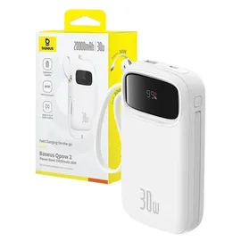 Baseus QPow 2 20000mAh 30W 2xUSB-C weiß