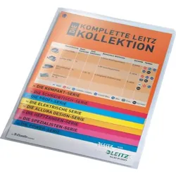 LEITZ Sichthülle A5 PVC 150my Spitzenqualität transparent