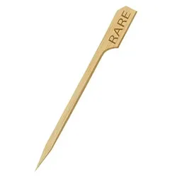 1000 Bambus Steak Marker Steak-Marker Picker "RARE" 9 cm