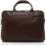 Castelijn & Beerens Firenze Aktentasche RFID Leder 43 cm Laptopfach braun