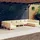 vidaXL 10-tlg. Garten-Lounge-Set Loungeset creme Kiefer