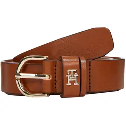 Ledergürtel »ESSENTIAL EFFORTLESS 2.5«, Logoemblem, weiche Haptik, ovale Einfachdornschließe, Gr. 90, Cognac, , 51629561-90