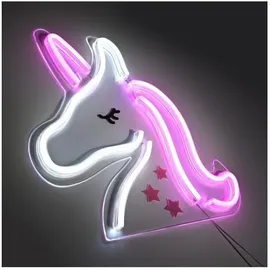 just light. 85025-70 - LED-Neon-Wanddekoration NEON LED/6,5W/5V Einhorn - Klar
