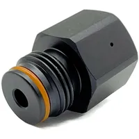 Exoda CO2 Zylinder Adapter TR21-4 0.825-14 für Aluminium Kohlensäurezylinder ideal für Spielnutzung schneller Wechsel mit Dichtungsringen zur Vermeidung von Leckagen