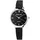 Excellanc Damenuhr Analog Armbanduhr Kunstleder schwarz Quartzwerk
