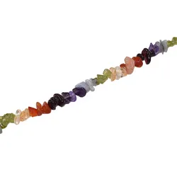 Kette ohne Anhänger FIRETTI "Schmuck Geschenk Silber 925 Halsschmuck Halskette Edelstein", bunt (silberfarben, orangerot, gelb, hellgrün, lila, hellblau), Halsketten, Damen, Silber 925 (Sterlingsilber), L: 45cm B: 8mm, Made in Germany - mit Karneol, Citrin, Peridot, Amethyst, Aquamarin, B:8mm