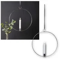 Star Trading LED Kerze Flamme Ring 1 St. silber