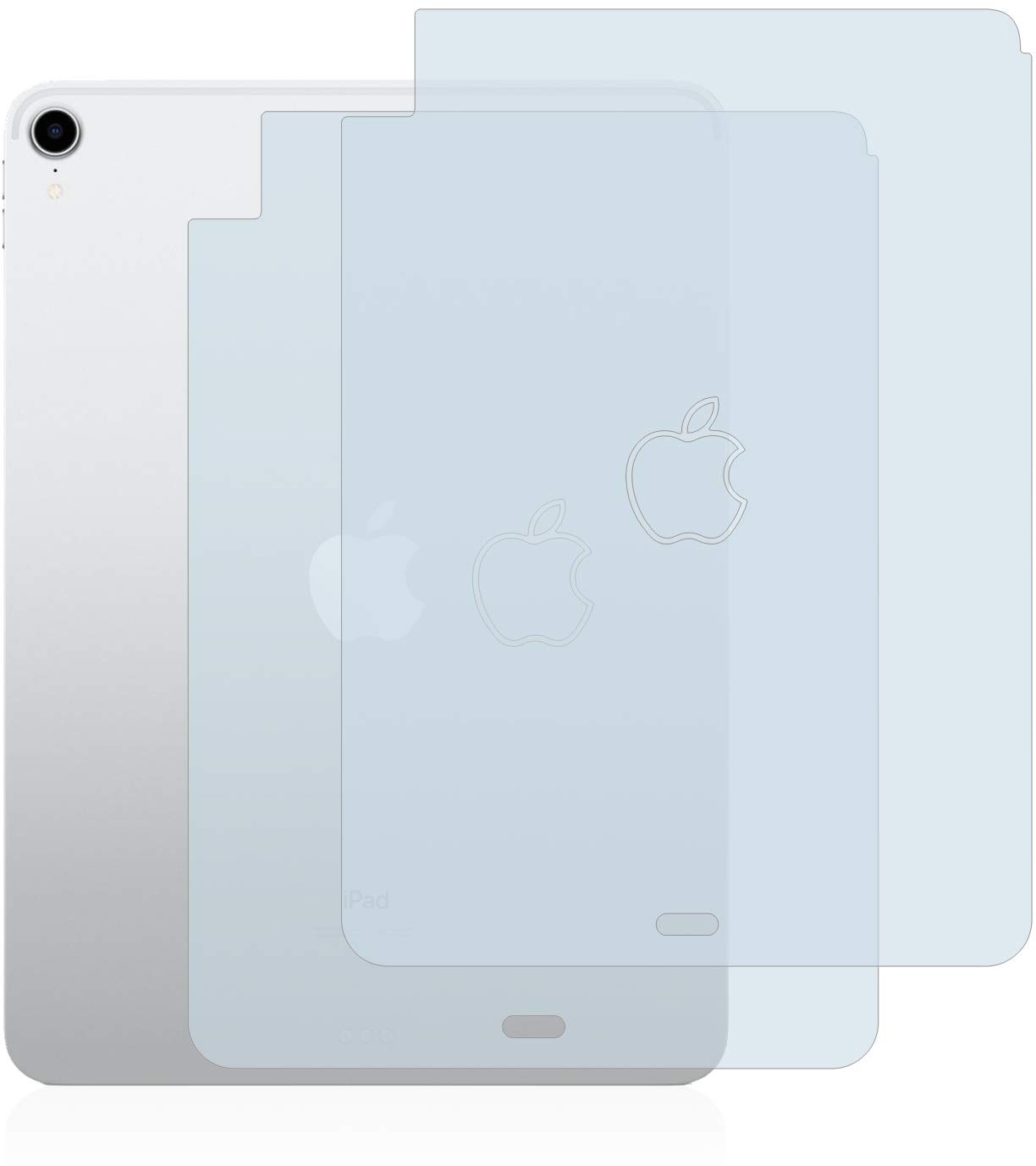 BROTECT (2 Stück Schutzfolie für Apple iPad Air 4 WiFi Cellular 2020 (Rückseite, 4. Gen.) Displayschutz Folie Ultra-Klar