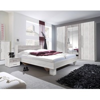 Schlafzimmer-Set Vera komplett 4-tlg Bett 160x200cm arctic pine hell dunkel