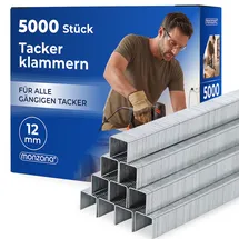 DEUBA Druckluft-Tackerklammern 12mm 5000 Stück