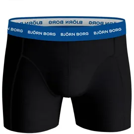 Björn Borg Boxershorts 3er Pack Blau / Rot / Schwarz / Weiß XXL