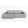 mebloland Ecksofa TOR mit Schlaffunktion. Farbe: Grey. - Grau