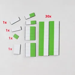 Satz Magnete - Kippmagnete für Lehrpersonen 10x30