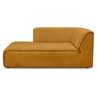 RAUM.ID Ottomane Merid Chaiselongue, Maße B/T/H: 100/162/70 cm, als Modul oder separat verwendbar, für individuelle Zusammenstellung orange