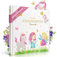 Eulentaler EULENTALER® Freundebuch Kindergarten Mädchen I Von Erzieherinnen gestaltet