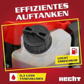 Hecht Heckenschere Benzin 9245