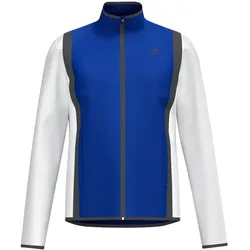 Head Tennisjacke Club 25 Full Zip (Moisture Transfer Microfiber Technologie) 2025 royalblau/weiss Herren