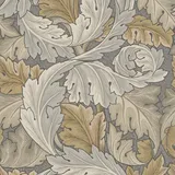 William Morris At Home Vliestapete Acanthus 10 m x 52 cm Natur FSC®