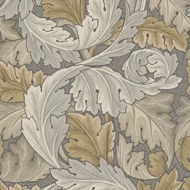 William Morris At Home Vliestapete Acanthus 10 m x 52 cm Natur FSC®