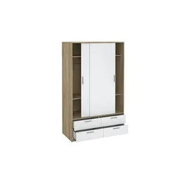 Möbel Kraft Drehtürenschrank ¦ weiß ¦ Maße (cm): B: H: T: 60.0