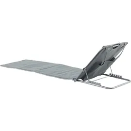 [en.casa] Cellorigo Strandliege 160 x 49 x 42 cm Dunkelgrau