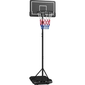 sportnow Basketballkorb 182-213 cm Schwarz